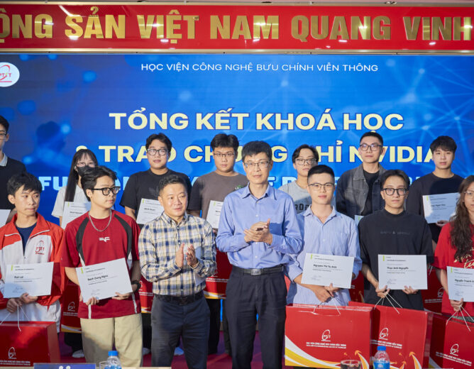 112 sinh viên PTIT nhận chứng chỉ khóa học “Fundamentals of Deep Learning” của NVIDIA