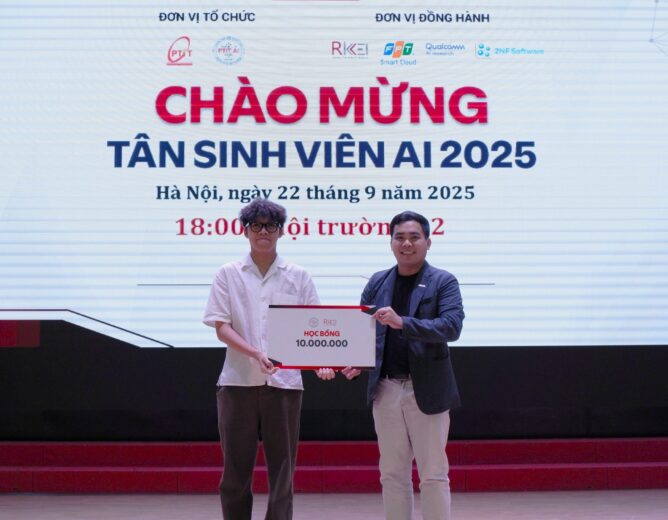 Công bố danh sách 30 sinh viên tài năng ngành Trí tuệ nhân tạo