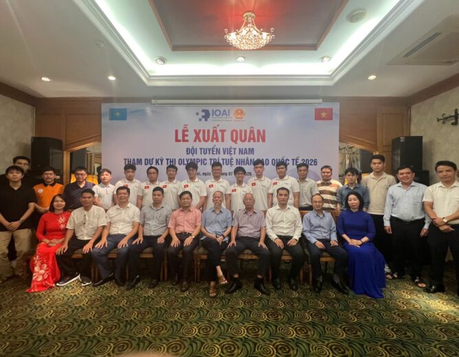 ĐỘI TUYỂN VIỆT NAM CHÍNH THỨC TRANH TÀI TẠI IOAI 2026