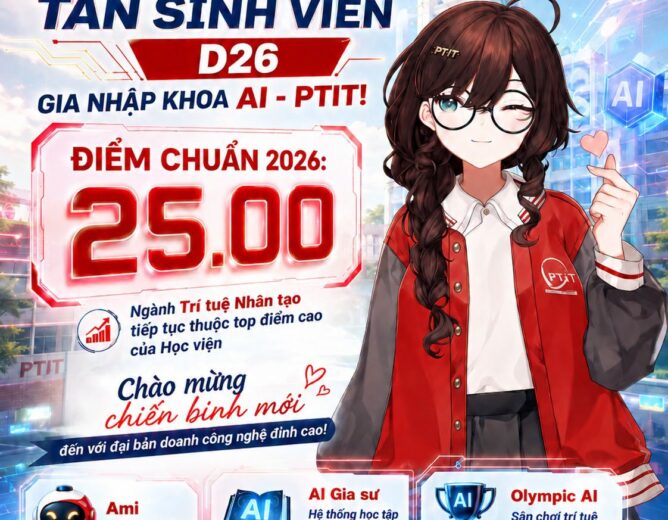 Khoa AI – PTIT chào đón tân sinh viên khóa 2026